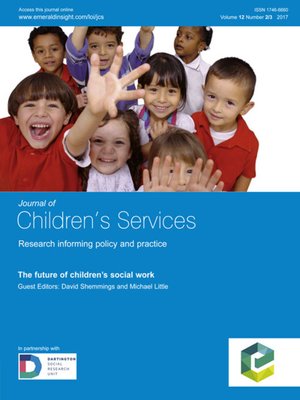 cover image of Journal of Children's Services, Volume 12, 2/3/2017